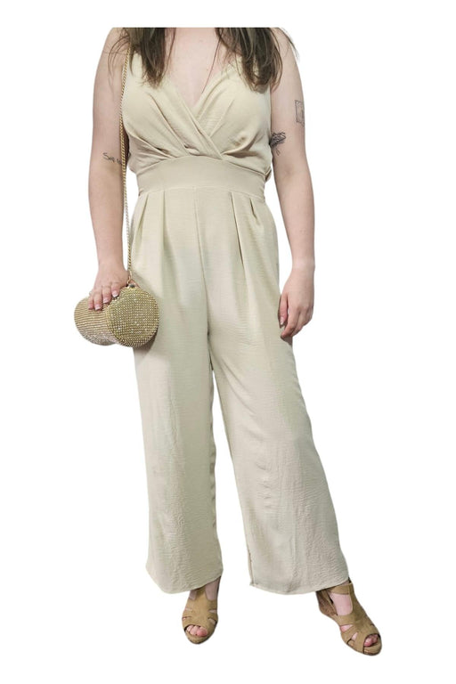 Imicoco - Dames Jumpsuit Beige - Chique Design