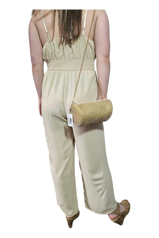 Imicoco - Dames Jumpsuit Beige - Chique Design