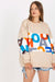 Ex Moda - Sweater met Lange Mouwen en Ronde Halslijn - Chique Design