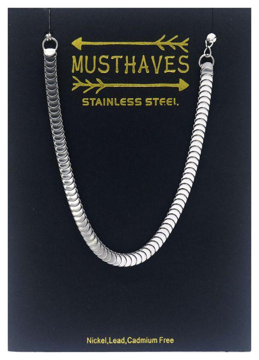Musthaves - Stijlvolle Zilveren Roestvrij Stalen Armband - Chique Design