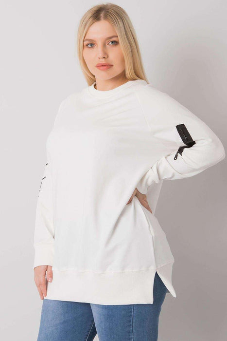 Relevance - Sweater met Lange Mouwen en Decoratieve Ritssluiting - Chique Design