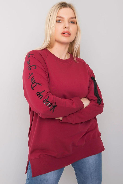 Relevance - Sweater met Lange Mouwen en Decoratieve Ritssluiting - Chique Design