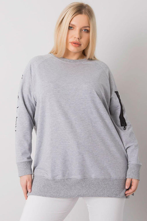 Relevance - Sweater met Lange Mouwen en Decoratieve Ritssluiting - Chique Design