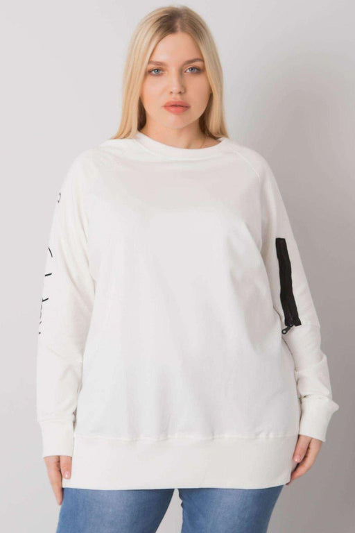 Relevance - Sweater met Lange Mouwen en Decoratieve Ritssluiting - Chique Design