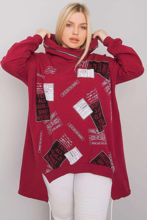 Relevance - Sweater met Print en Applicaties - Chique Design