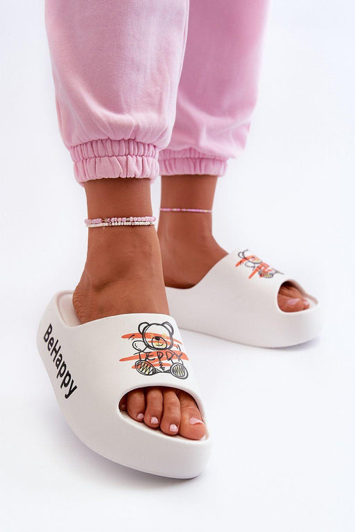 Step in style CosyFeet - Schattige damesslippers met teddybeerprint - Chique Design