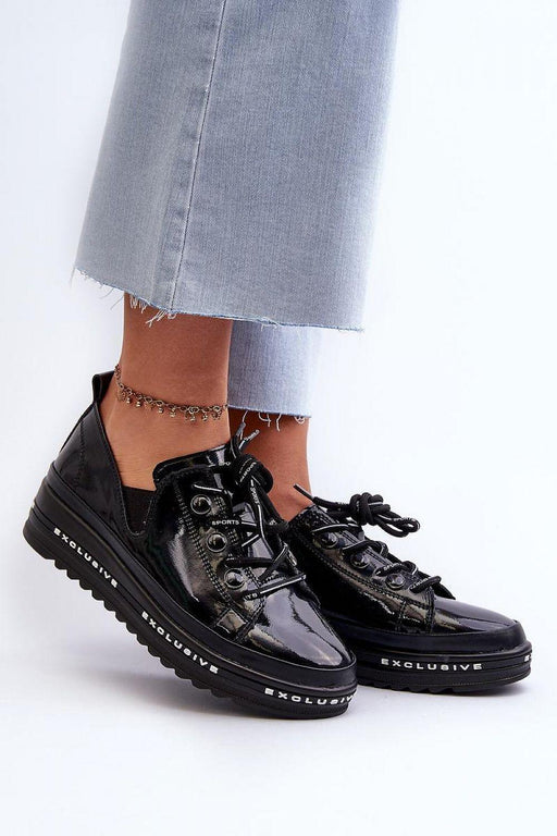 Step in Style Dames semi-boots van hoogwaardig leer met plateau - Chique Design