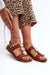 Step in style - Sergio Leone Ecolederen Dames Sandalen - Chique Design